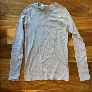 Lululemon Long Sleeve Swiftly Stripped Top